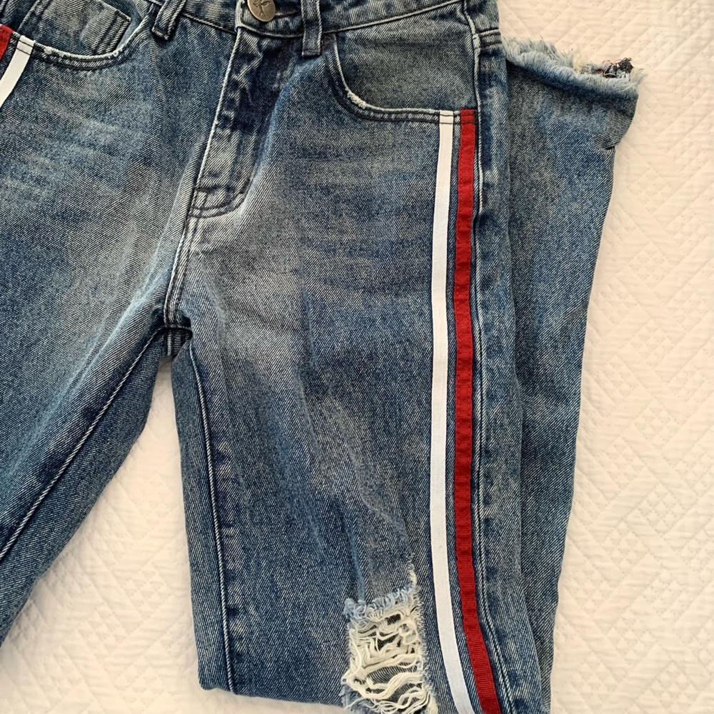 Oneteaspoon High Waist Straight Leg Jean - Picture 4 of 7
